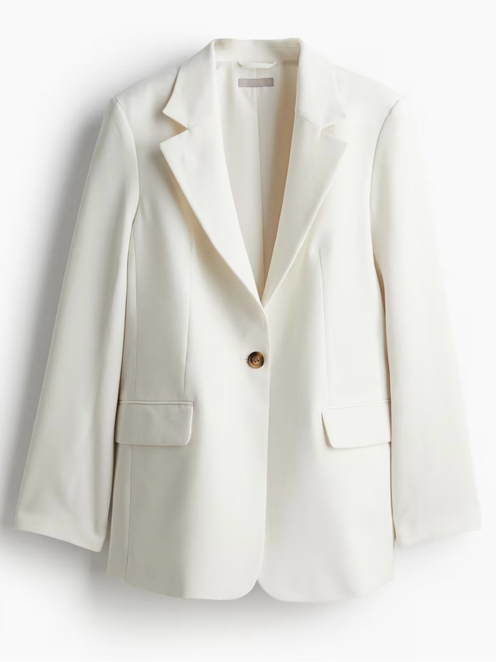 H&M Cream Single-Button Blazer for Spring/ Summer NWT